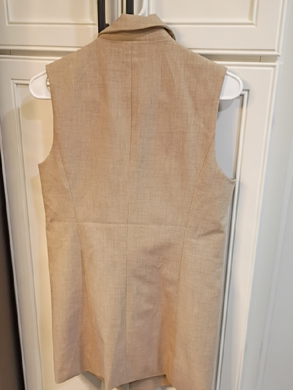 NWT Joie Soft Beige Lined Vest - Picture 6 of 8